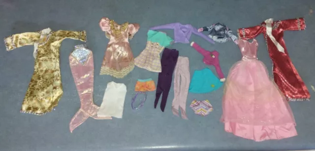 BULK Barbie Bratz Doll Size Clothing Lot Bundle Dresses Tops Skirts Clothes 2