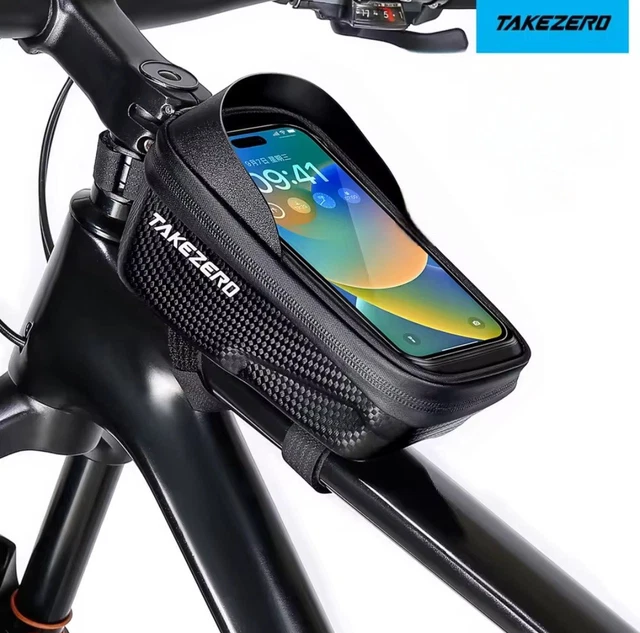 CHENEVER 5L Sacoche de Guidon Vélo, Sac de Guidon Avant de Vélo Étanche