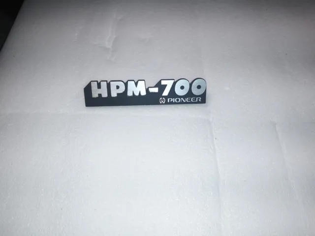 Pioneer Hpm 700 Speaker Grills  Logo,Genuine,One Unit Only