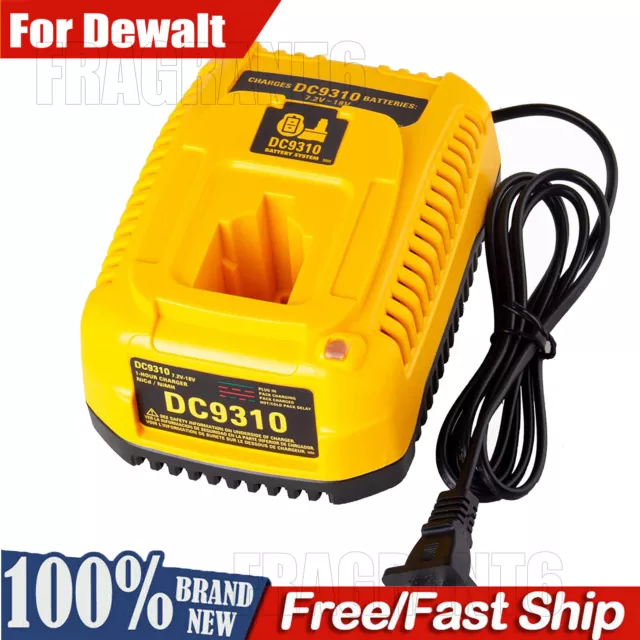 Fast Battery Charger DW9116 for Dewalt 7.2V-18V XRP DC9096 DC9091 Battery DC9310