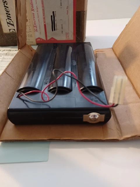 Vtg 80s Emerson Rechargeable Battery Pack ERB122A for Portable Emerson TV