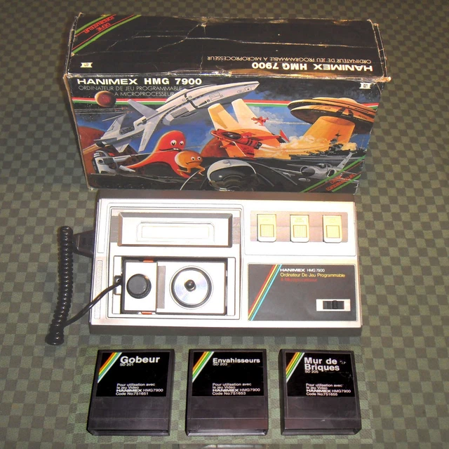 EXCELLENTE QUALITE D'IMAGE : Ancienne console Hanimex HMG 7900 Pac-Man
