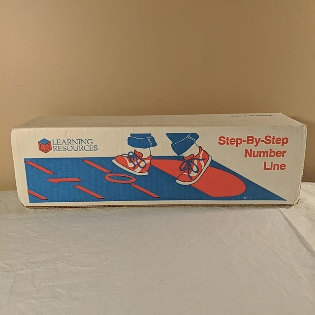 LEARNING RESOURCES, MATH Counting Step-by-Step Number Line 1-20, PreK ...