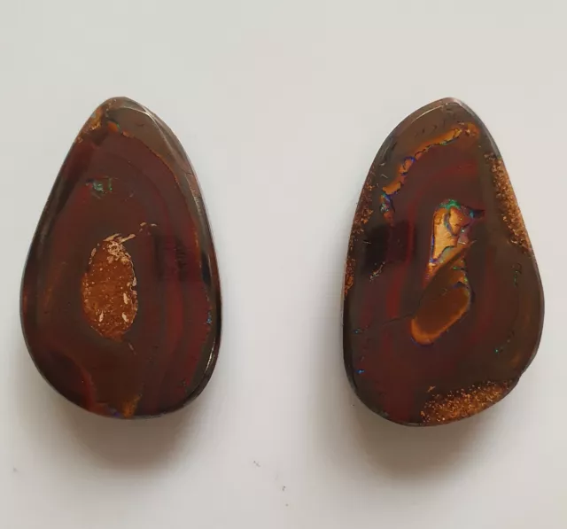 Opale Boulder naturelle d'Australie (collection, création bijoux, idée cadeau)