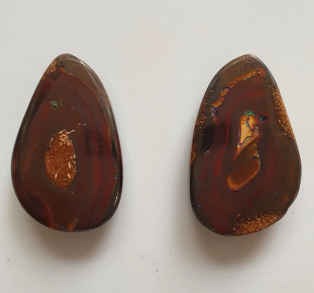 Opale Boulder naturelle d'Australie (collection, création bijoux, idée cadeau)