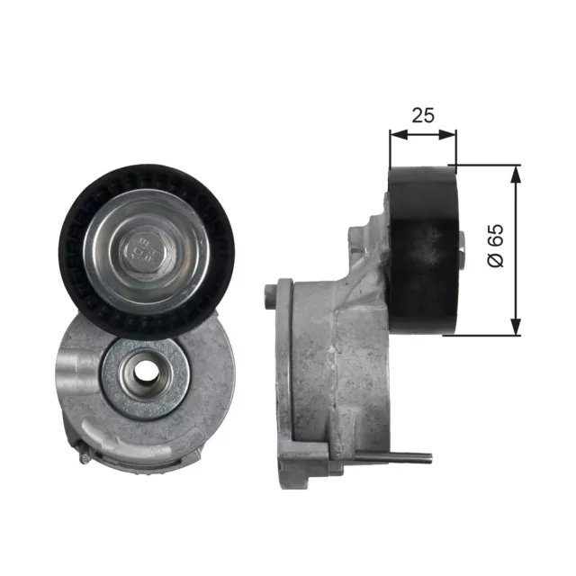 Tendeur De Courroie (Courroie D'accessoire) Peugeot 807 2.0 Hdi,308 I 2.0 Hdi