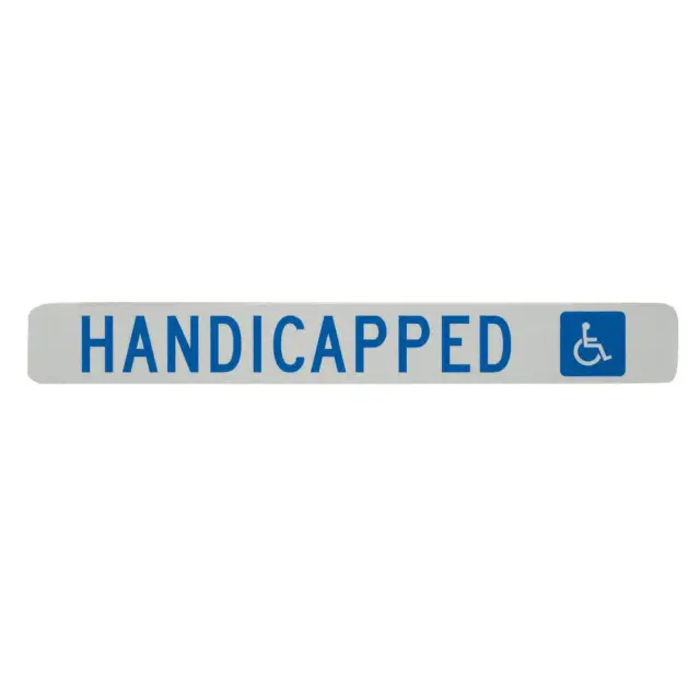 LYLE CS-001-20HA ADA Handicapped Parking Sign,2-1/2"x20"