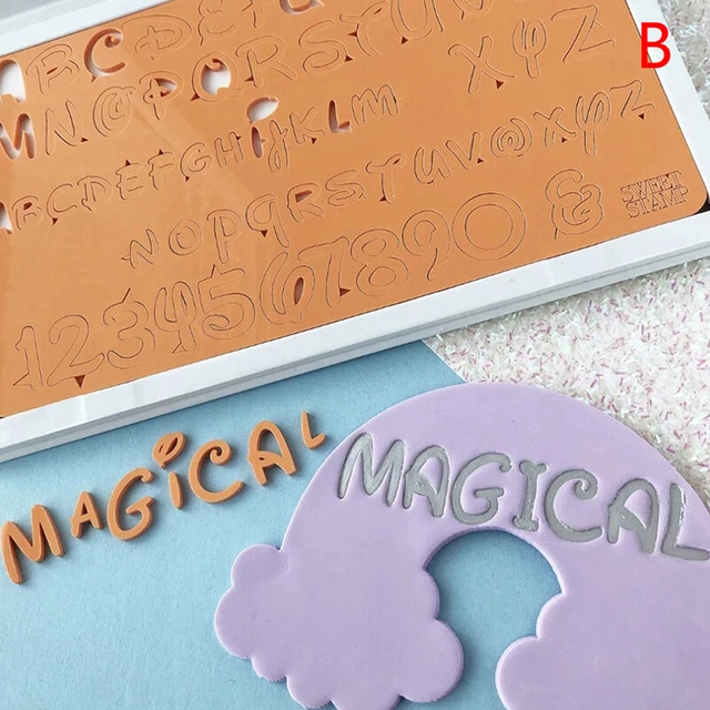 Press Cookie Cutter DIY Cake Stamp Fondant Mold Cake Embossed Decorating Tool Pe