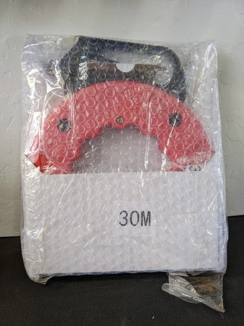 100' Steel Fish Tape in Red Plastic Housing by KINJOEK