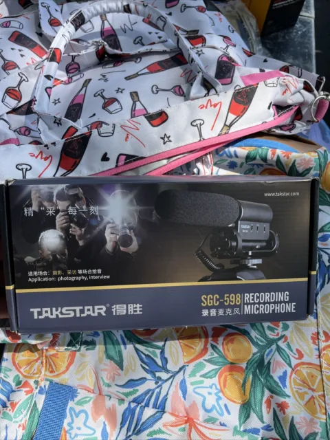 TAKSTAR SGC-598 Photography Interview Shotgun MIC Microphone for Nikon Canon ...