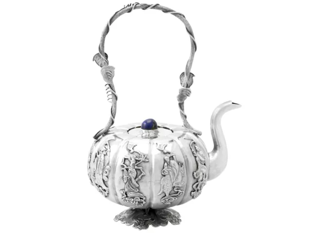 Antique Iraqi Silver Miniature Teapot