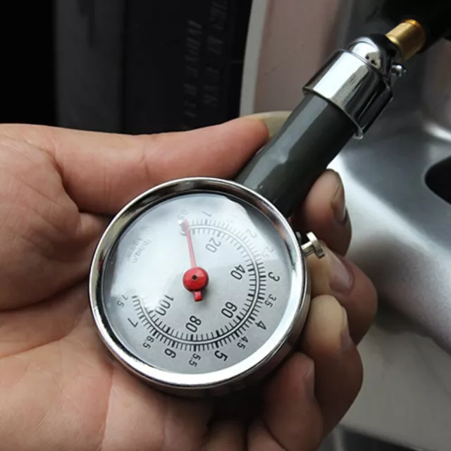 Reifendruckprüfer Manometer Luftdruck Reifendruckmesser Auto Motorrad 7,5 Bar DE