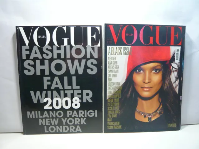 Vogue Italia n.695 A BLACK ISSUE,Condè Nast, Luglio 2008[Liya Kebede