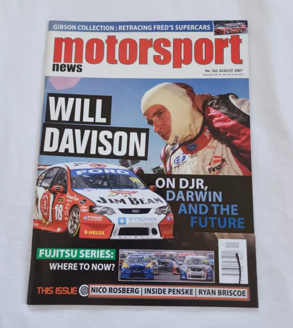 Australasian Motorsport News Magazine Issue #362 August 2007 | Will Davison