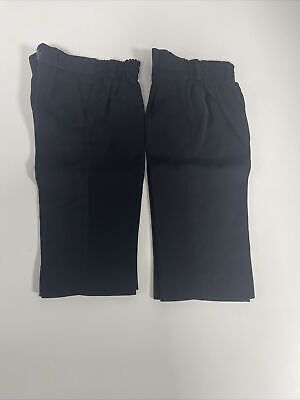 Black 2 Pair Trousers Age 0-3 Month Old Brand Vivaki