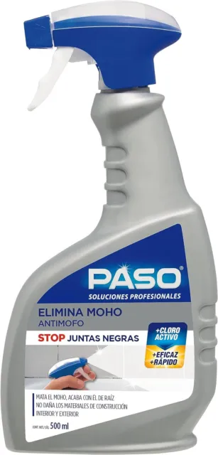 Paso - Spray Limpiador de moho 500 ml,pulverizador antimoho muy eficaz en 20min