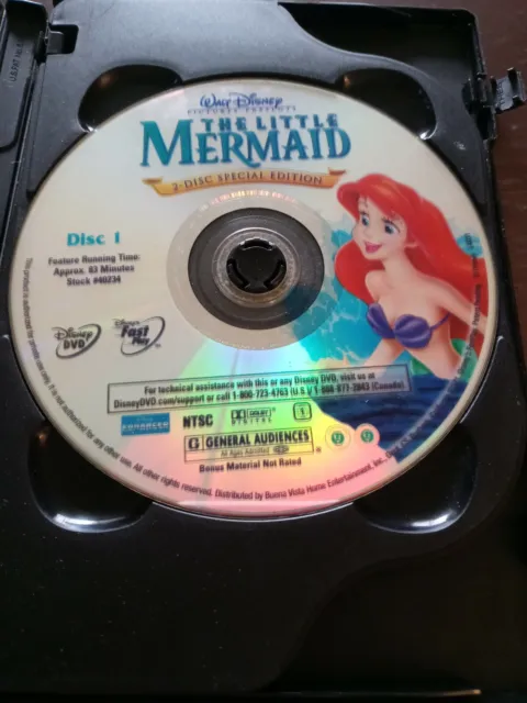 Walt Disney's The Little Mermaid - 2 Disc Special Edition - Platinum Edition DVD