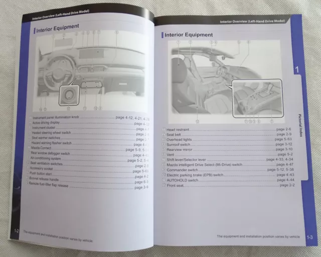 Genuine Mazda Cx-5 2021-2024 Owners Reference Guide Manual Handbook Wallet Pack 3