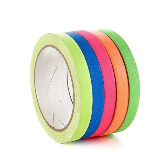 Spike Tape 1/2 Inch X 36 Ft Neon Bright Colors Hula Hoops Floors Marking Tape