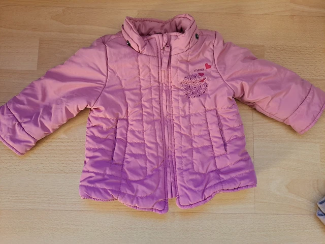 Veste Matelassée Rose Pâle Zara Bébé Fille 3-6 Mois - Doublure Polaire - Très Bon état