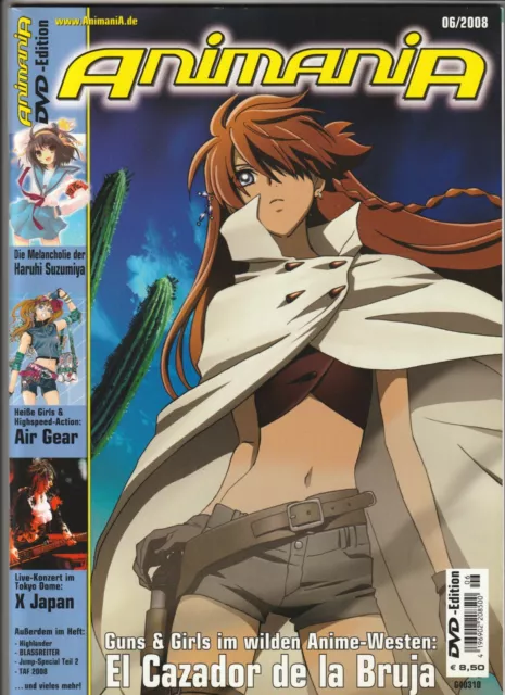 ✪ ANIMANIA 6/2008 El Cazador de la Bruja ohne DVD, MAGAZIN *Anime *Manga