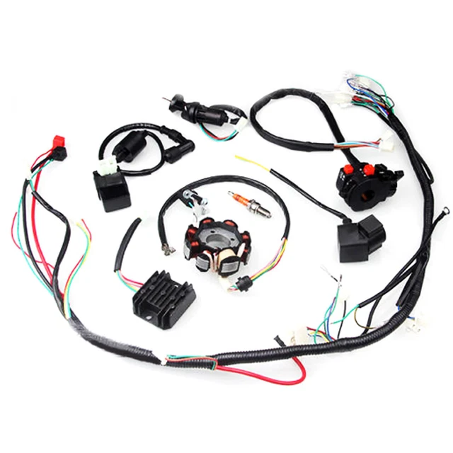 CDI Bobine D'allumage Faisceau de Câblage Pour Quad ATV 125cc 150cc 250cc MS