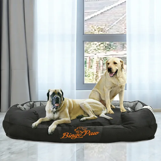 35"/41"/51" Extra Large Orthopedic Dog Bed Bolster Pet Sleeping Cushion Sofa Bed