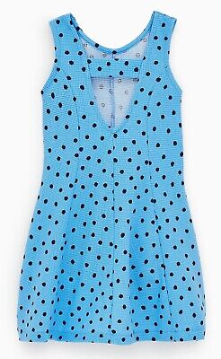 ZARA Girl Blue Spotty Dress 5 Years