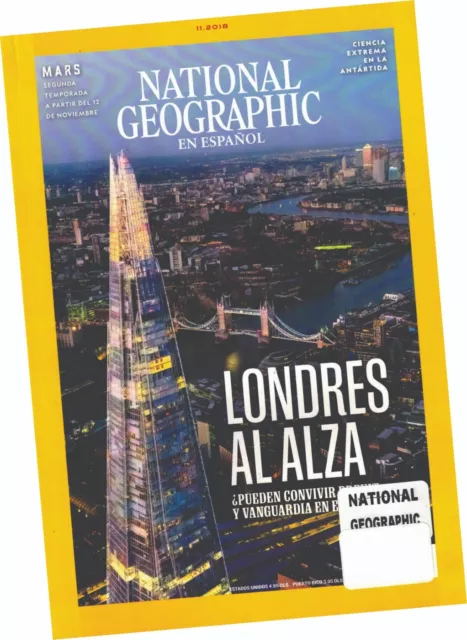 Revista "National Geographic En Español; Londres Al Alza".