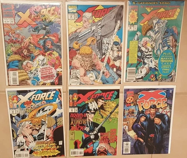 Marvel X-Force Lot # 9 18 Newsstand 29 30 65 Annual 2 Sealed 1991 1992 1993 1997