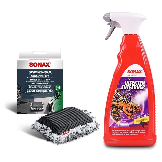 Sonax Spugna Elimina Insetti - Per Auto E Veicoli - Rimuove Residui Di Insetti, Escrementi E Sporco Ostinato - Delicata Su Vernice E Vetro - Made In Germany - Foto 8