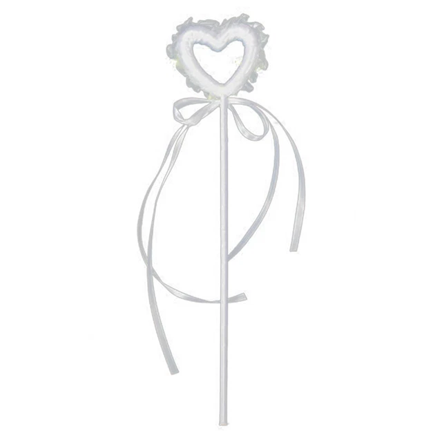 Bacchetta del cuore Ragazza per bambini Scettro magico Costume da festa di