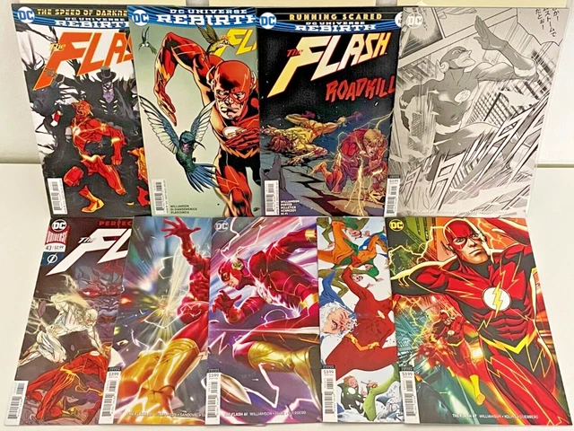 DC REBIRTH Comics THE FLASH (VOL 5) 9 BOOK LOT # 10-67 VARIANT GRODD VF/NM 2016