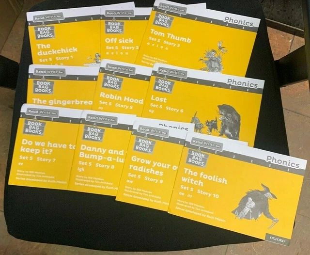 READ WRITE INC. Phonics Yellow Set 5 Storybooks Pack Of 100 *5 SETS OF