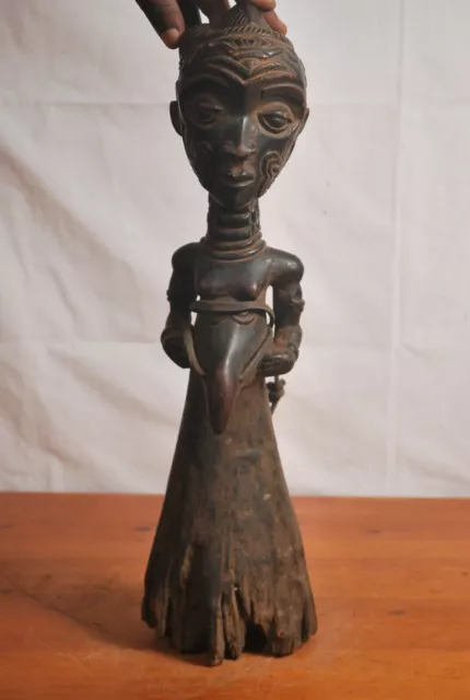 African Tribal art,lulua buste statue from Democratic Republic of Congo.done