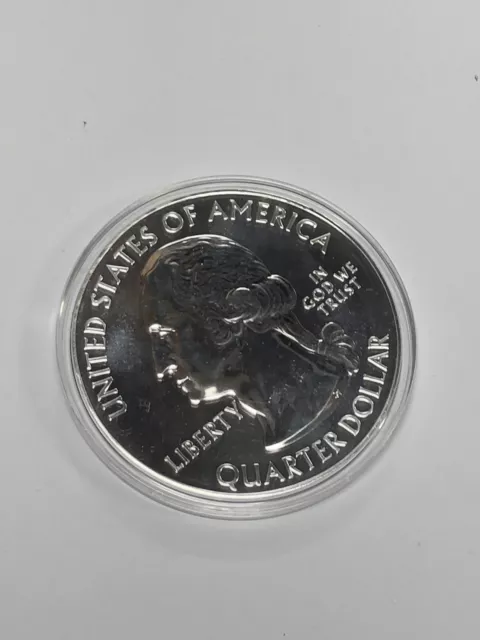2010 SILVER U.S. QUARTER DOLLAR - Grand Canton 5 Ounce 5oz (GS)