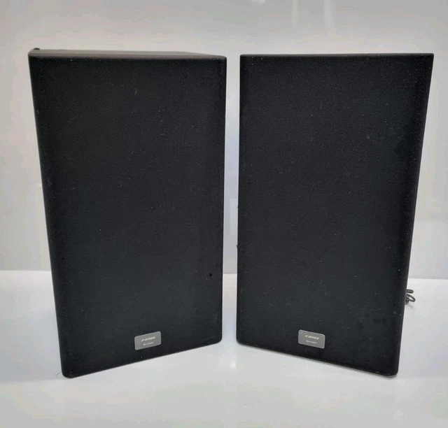 Sharp Corner P PAIR OF VINTAGE SHARP CP-150 (BK) Black Bookshelf Hifi Speakers ...
