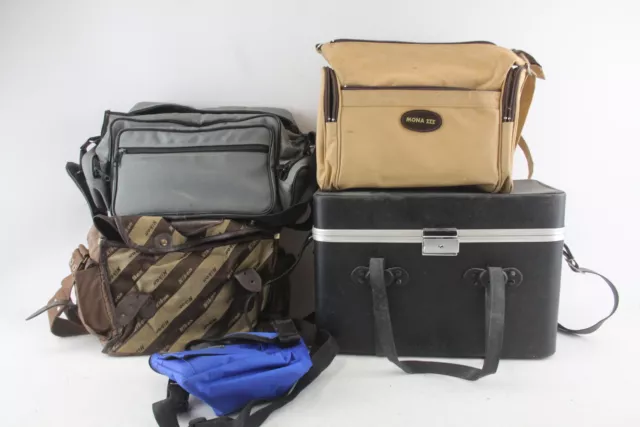 5 x Assorted CAMERA BAGS Inc. Branded & Unbranded, In Varied Sizes
