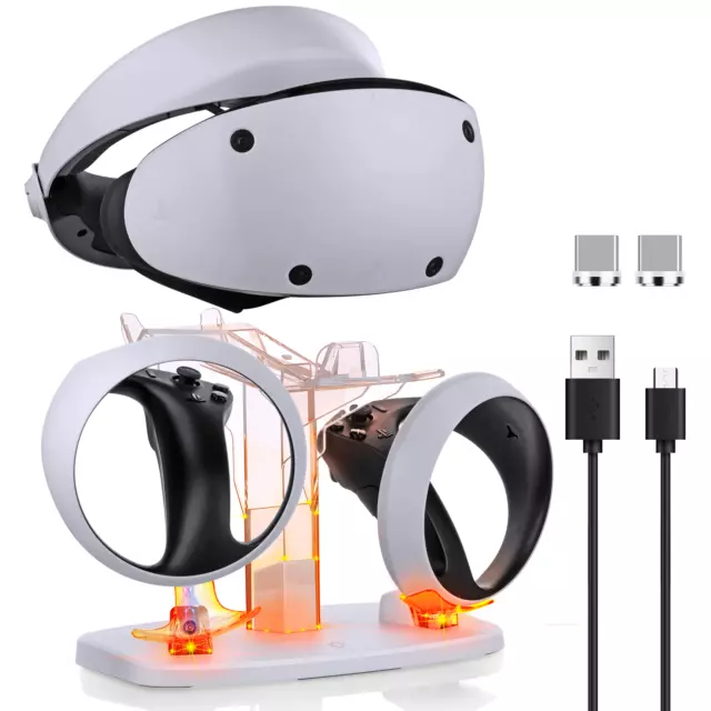 Fast Charging Station for PS VR2/ PS 5 Controller Charging Dock for PS5 VR2  NEW