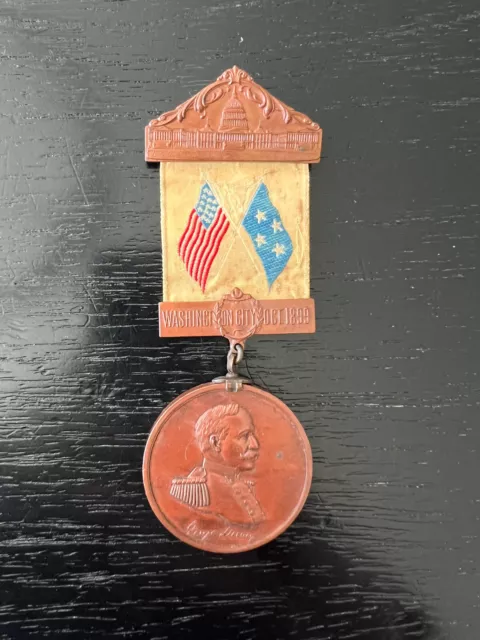 1899 Admiral George Dewey Commemorative Bronze Metal