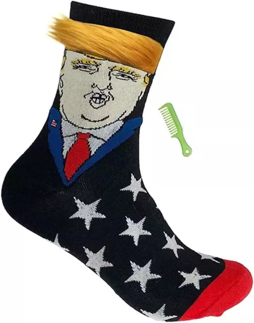 Donald Trump Socks Novelty President 2024 Socks MAGA Socks Gift Set