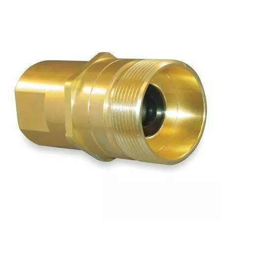 EATON AEROQUIP 5100-S2-20B Nipple,1-1/4-11-1/2,1-1/4 In. Body,Brass