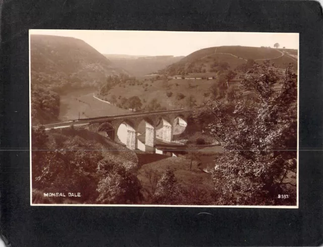 D2701 UK Monsal Dale Bridge vintage postcard