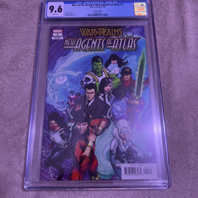 War of the Realms New Agents of Atlas #1 1:50 Zircher Variant CGC 9.6 1st Wave