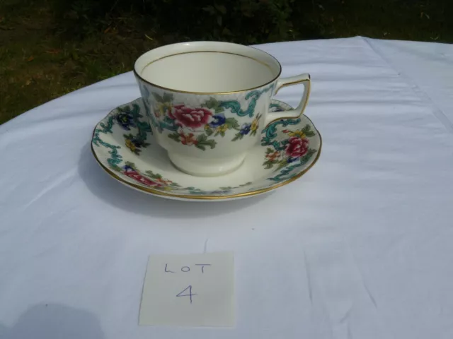 1 Royal Doulton Booths Floradora TC1127 tea cup & saucer 1981 (#4)
