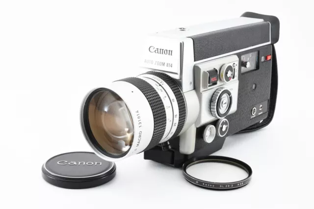 🌟 Near Mint+3🌟 Canon Auto Zoom 814 Electronic Super8 8mm Film Movie Camera JPN