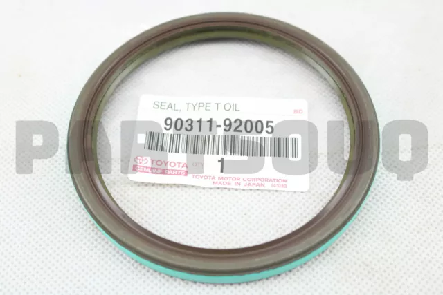 9031192005 Genuine Toyota SEAL, ENGINE REAR OIL 90311-92005 OEM