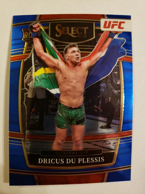 2022 PANINI DRICUS Du Plessis RC Select UFC niveau du hall #44 poids ...