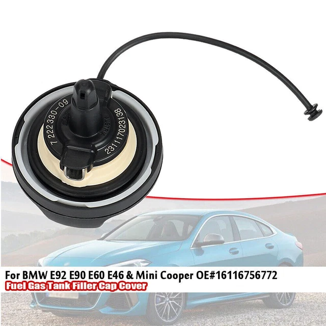 Fuel Gas Tank Filler Cap Cover For BMW E92 E90 E60 E46 X1 X5 X6 Z4 16117222391