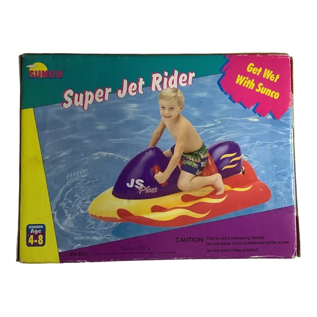VINTAGE SUNCO 51& Super Jet Rider Water Float Jetski Kinder NOS EUR 41 ...